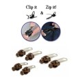 thumbnail image 3 of Kit de Réparation de Glissière Zip 6 Pcs de Remplacement pour Sacs Vestes Bagages Sacs à Dos, 3 of 6