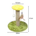 thumbnail image 2 of thinsony Cat Scratching Post Scratch Pole Gift Durable for Kittens Supplies Round Green, 2 of 9