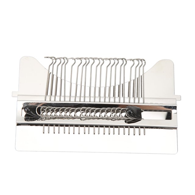 Darning Mini Loom Machine, Darning Loom 21 Hook Stable Pine Wood Stainless Steel Simple Operation Attractive Appearance For DIY
