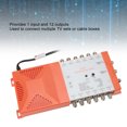 thumbnail image 4 of Tv Antenna Amplifier, Adjustable Gain, A112C 4G LTE Low Noise 1 Input 12 Outputs For Connecting Multiple Televisions, 4 of 7