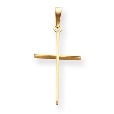 14K Yellow Gold Cross Pendant