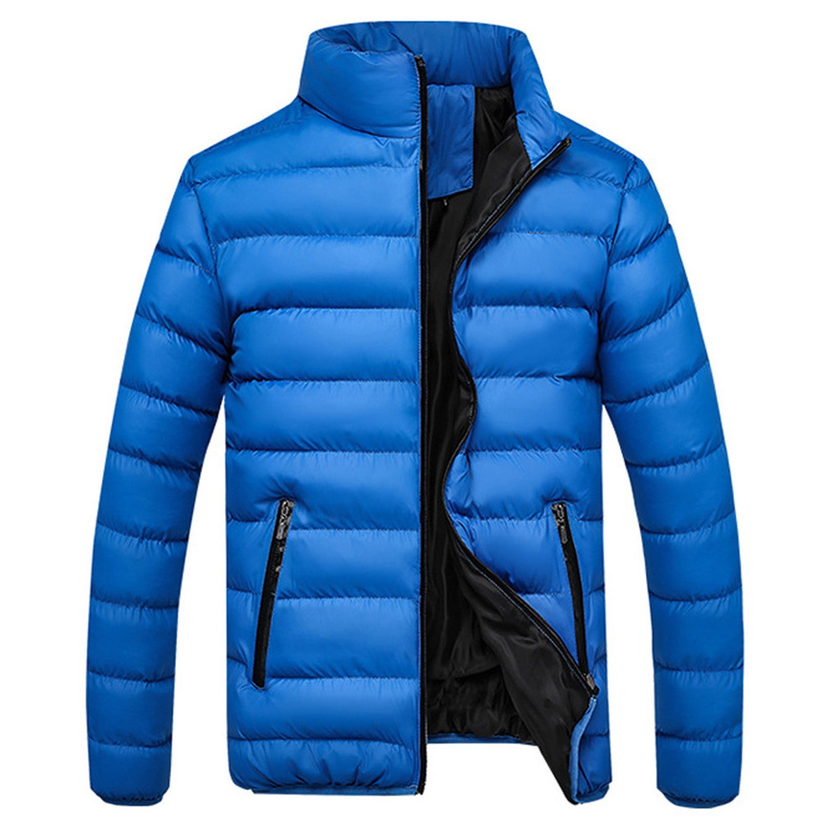 Pisexur Men's Puffer Jacket Packable Down Jacket Lightweight Puffer Jacket Hooded Winter Jacket
