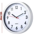 thumbnail image 3 of WIFKLSIIPG Round Wall Clock Bedroom Kitchen Clocks Quartz Sweep Movement Home(White), 3 of 8