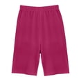 thumbnail image 4 of Birdeem Girls Casual Spring and Summer Solid Elastic Waist Kids Shorts, 4 of 12
