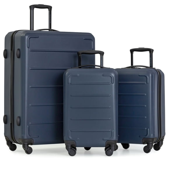Jetstream® 3-Piece Hardside Luggage Set - 28" Large Spinner Checked Suitcase & 2 Carry-On 20" Luggage