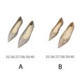 thumbnail image 4 of fastboy 2 Pcs Chaussures Époustouflantes Cuir Texture Riche Chaussures Résistantes à l'Usure pour Mocassins Lot de 2/lot Chaussures Confortables pour Cour champagne 39.1, 4 of 6
