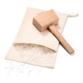 thumbnail image 2 of 2 Pcs Bag Canvas Ice Bag Reusable Canvas Bag Wood Hammer Mallet For Bartender Bar Accessory, 2 of 5