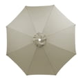 thumbnail image 1 of LSLJS Garden Umbrella Outdoor Stall Umbrella Beach Sun Umbrella Replacement Cloth 118 Inch Diameter with 8 Bones, Portable Windproof Compact Travel Umbrella, 1 of 4