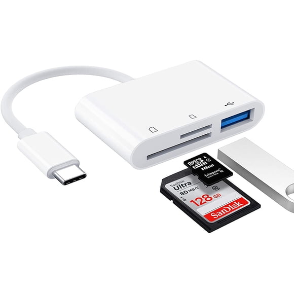 USB C SD Card Reader,Micro SD Card Reader Adapter,Type C Memory Card Reader SD to USB C Adapter,USB C to SD Card for MacBook & Pad Pro and More USB C Device