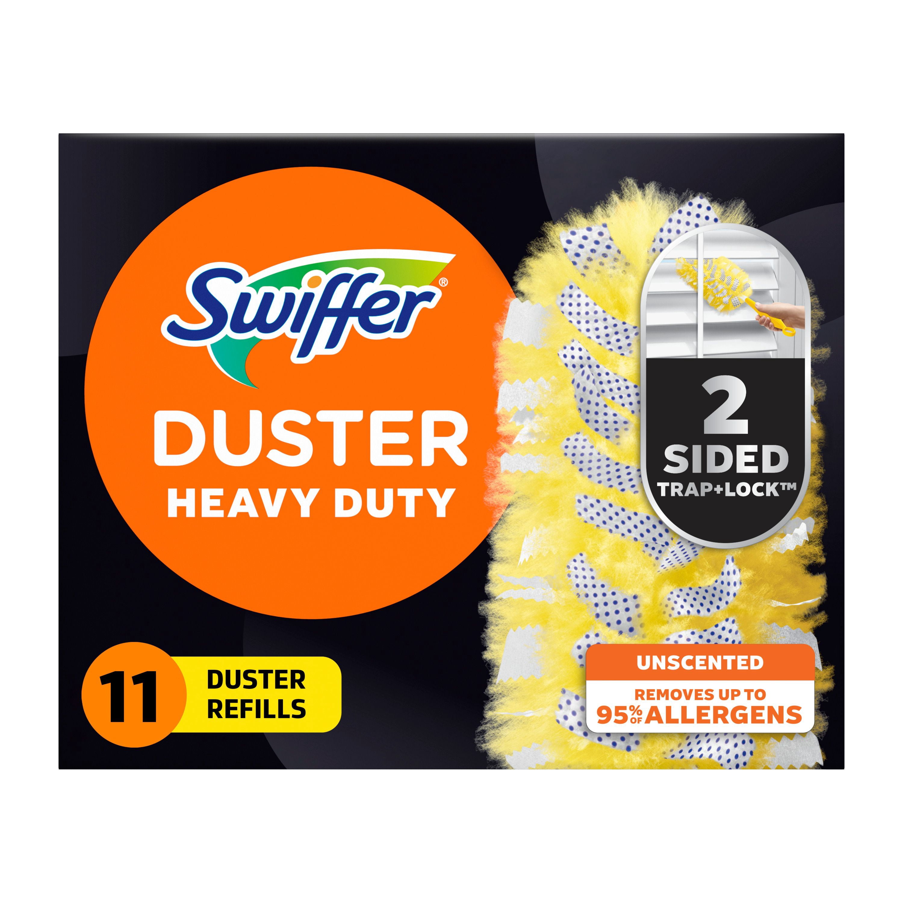 Swiffer Plumeaux Ultra Résistants Multi-Surfaces Recharges de Plumeau pour le Nettoyage, Non Parfumé, 11 Unités