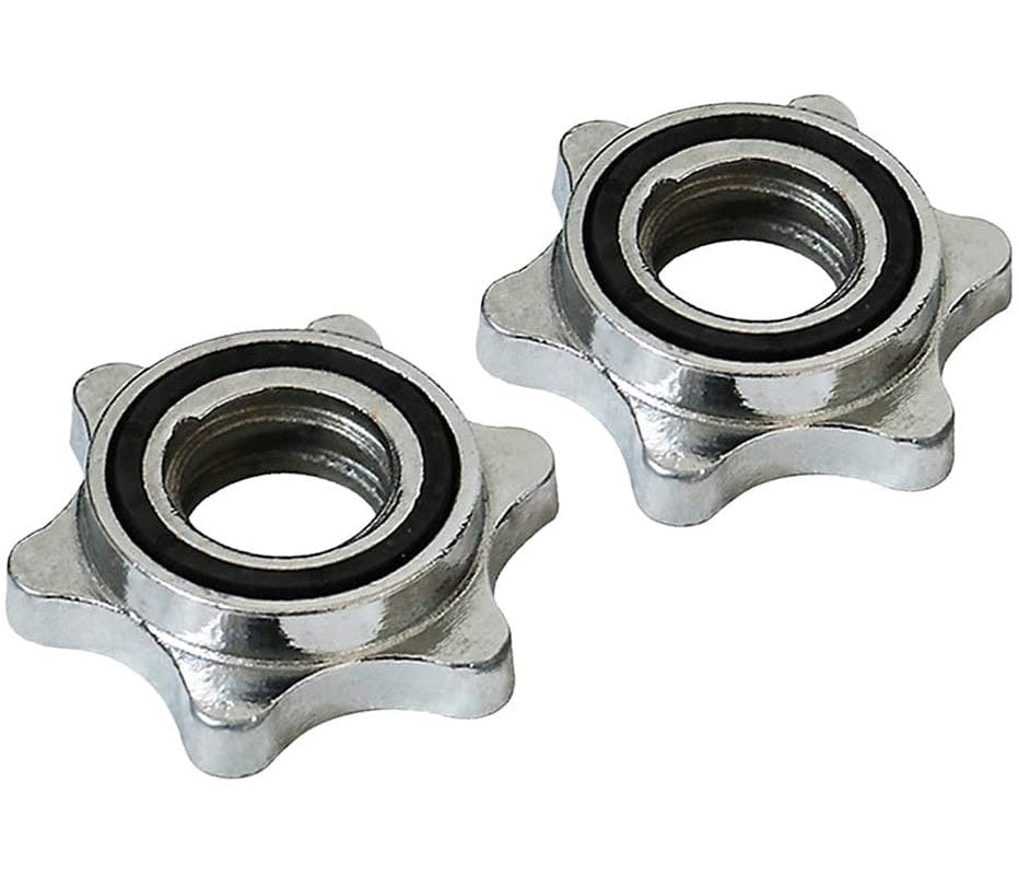 2 Pcs25mm - Colliers de Verrouillage en Acier Inoxydable pour Barre d'Haltères