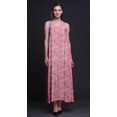 thumbnail image 2 of Bimba Robe Longue Décontractée en Rayonne Florale pour Femmes Bretelles Spaghetti Maxi Robe d'Été-TG, 2 of 4