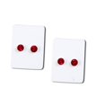 thumbnail image 1 of 5 Pair Crystal Non Piercing Clip on Magnetic Ear Magnetic Ear Studs Mens Womens Magnet Fake Earrings, 1 of 7