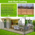 thumbnail image 4 of BeesClover Outdoor Garden Fencing Decorative Garden Fence Rustproof Metal Wire Animal Barrier Fence for Dogs, Rabbits, Landscape Edging, and Patio, 4 of 6