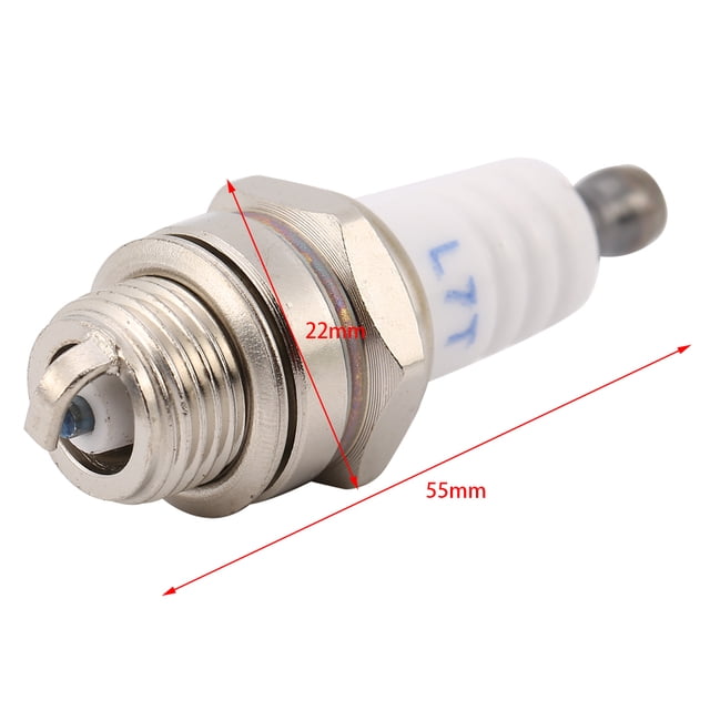 Mower Spark Plug, Spark Plug Copper Core Electrode Lawn Mover Trimmer For Garden For Repair Shop