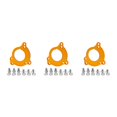 thumbnail image 3 of Maoww Bike Adapter Plate Chain Guide Aluminum Alloy Conversion Replacement Parts Biking Portable Repairing Accessory Gold 3Set, 3 of 6