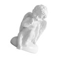 thumbnail image 2 of pitrice Statue d'Ange Blanc en Résine Décoration de Bureau Collection Accessoires de Fenêtre Noël Assise, 2 of 9