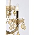 thumbnail image 4 of Elegant Lighting Maria Theresa Transitional 7 Light E12 Golden Teak Wall Sconce, 4 of 9
