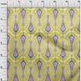 thumbnail image 2 of oneOone Georgette Viscose Fabric Big Motif Ikat Printed Craft Fabric BTY 42 Inch Wide, 2 of 4