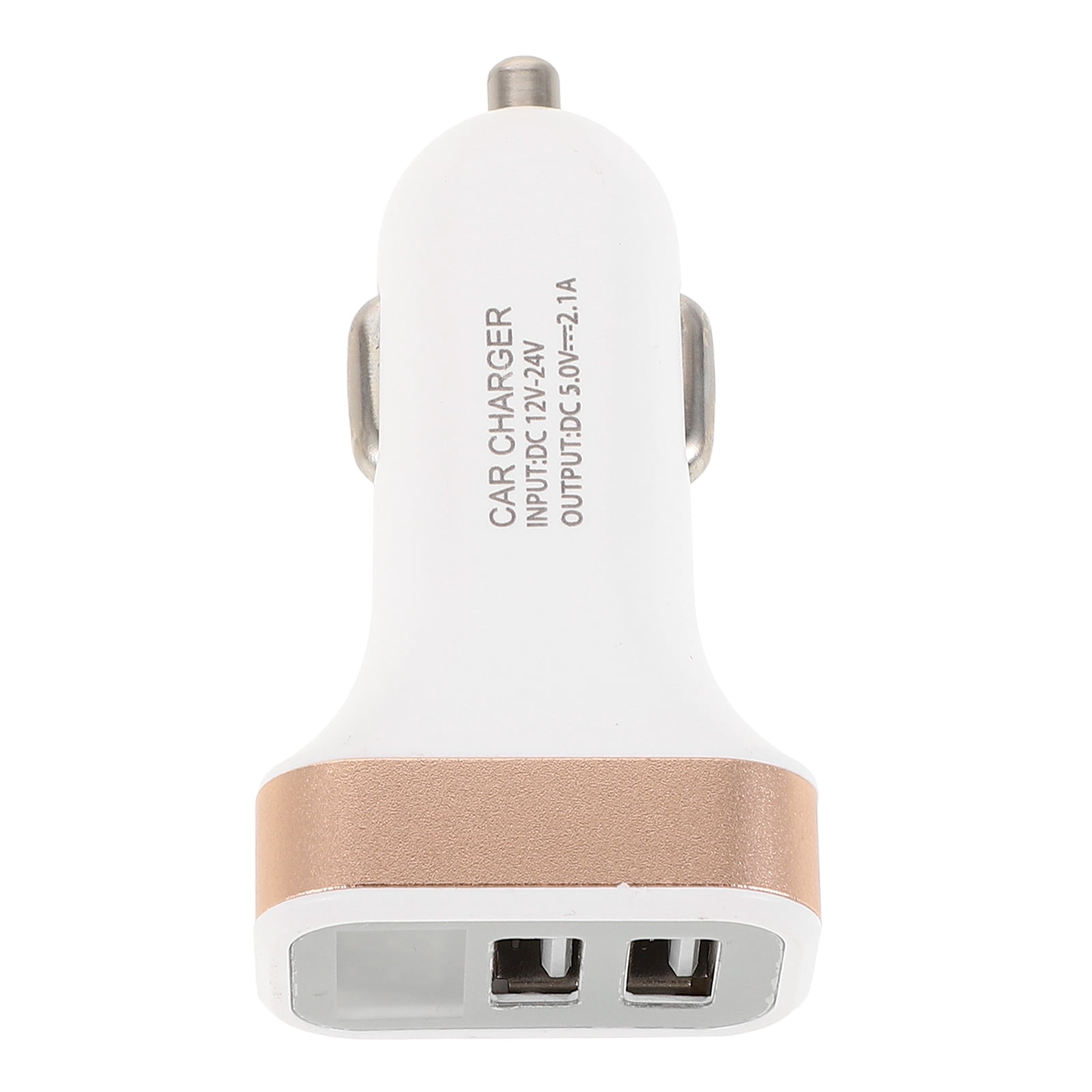 Dual USB Car Charger Digital Display Voltage Detection Car USB Adapter Car Outlet Adapter Multiple Port Car Charging Station for Phone Charging