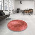 thumbnail image 4 of Ahgly Company Tapis Rectangulaire Lavable en Machine Rouge Lave, 3 Pieds x 5 Pieds, 4 of 7