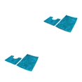 thumbnail image 1 of kurtrusly 1/2/3 Polyester Chenille Rug Carpet With Soft Texture Good Stepping Feeling And Strong Grip Prompt Lake Blue 50*80+50*50 2PCS, 1 of 6