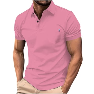 Summer Savings Clearance! Men's Fashion Solid Color Versatile Casual Top, Short Sleeve Turndown Collar Shirt for Summer, Leisurewear for Daily Use, Travel, or Relaxing
