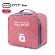 Openpig First Aid Bags Empty, Travel Medicine Bag, Medical Supplies Organizer Bag, Portable Kit for Traveling, Car, Home, Camping, Office, Hiking, Outdoor