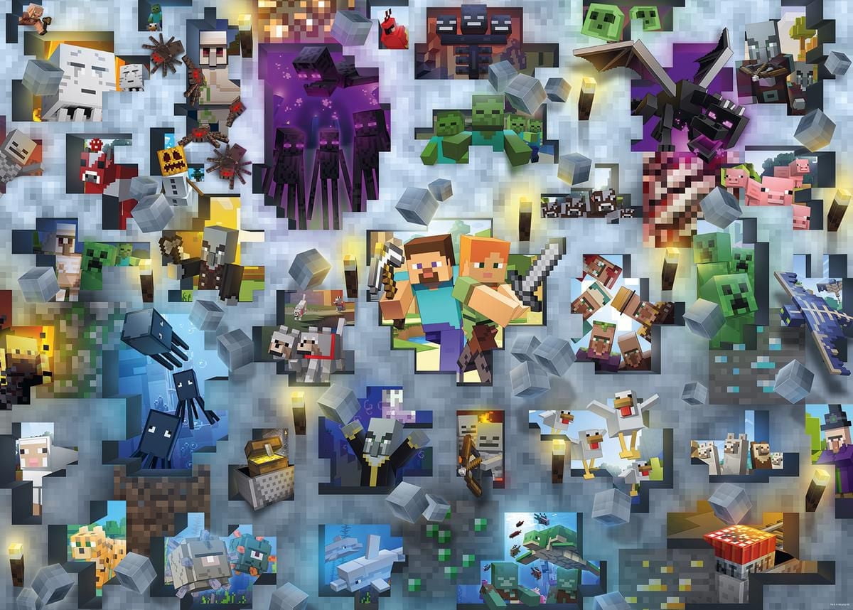 Ravensburger Minecraft Mobs Case tête