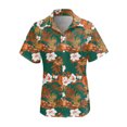 thumbnail image 4 of Innerwin Chemises à Manches Courtes Blouse pour Femmes Col à Revers Élégant Hauts Figure 4 L, 4 of 7