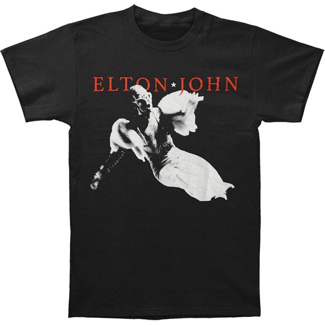 Elton John Men's Homage 5 Short Sleeve T Shirt