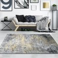 thumbnail image 1 of JV Home Runner Rug Elegance Yellow Grey 2'7" x 5' Washable Rugs Anti Slip, 1 of 7