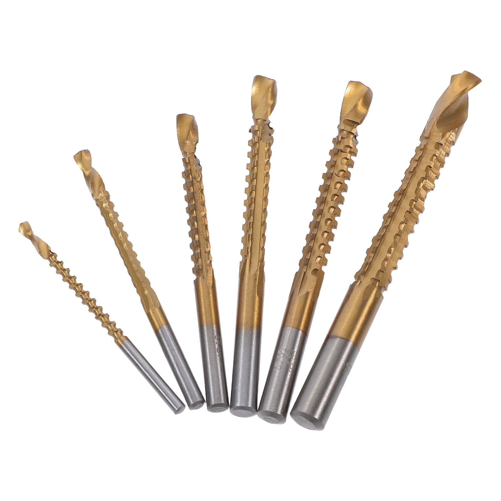 HONMEET 6Pcs Power Drill Bit Set for Woodworkers and Diy Enthusiasts