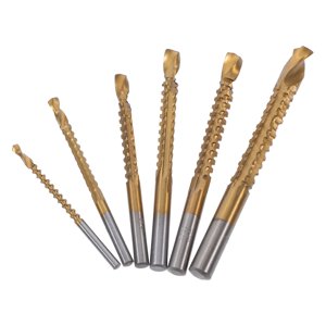 HONMEET 6Pcs Power Drill Bit Set for Woodworkers and Diy Enthusiasts