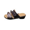 thumbnail image 4 of UKAP Girls Sandals Wedge Sole Slippers Open Toe Slides Everyday Soft Black 6, 4 of 9