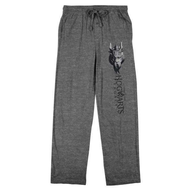 Hogwarts Legacy Graphron Men's Athletic Heather Sleep Pajama Pants-Large