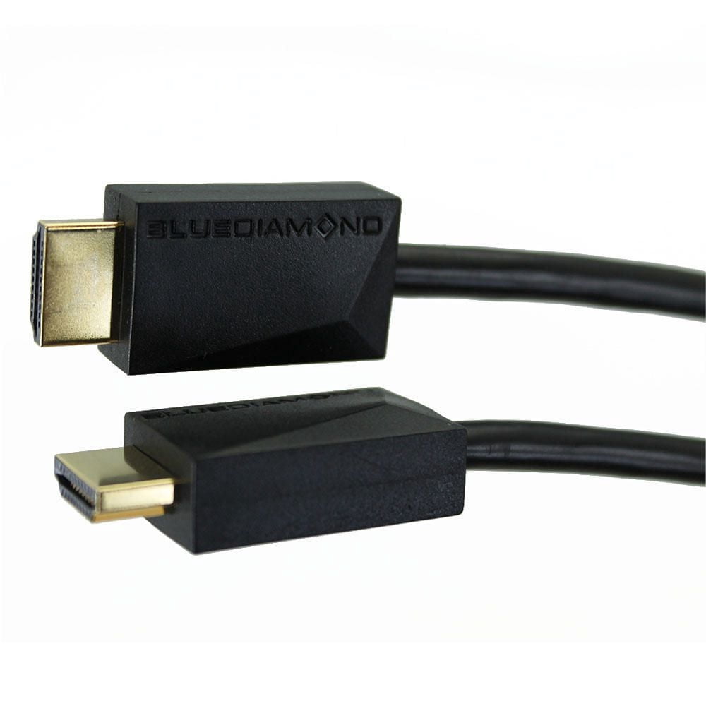 BlueDiamond Plenum Câble HDMI avec Ethernet, évalué CL3, calibre 30 AWG, pour installation dans le mur ou au plafond CSA FT6, 150pi