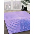 thumbnail image 3 of Ahgly Company Tapis d'Intérieur Rectangulaire Transitionnel Violet Lavable à la Machine, 8 Pieds x 10 Pieds, 3 of 7