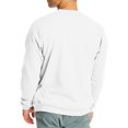 thumbnail image 3 of Hanes Mens EcoSmart Fleece Crewneck Sweatshirt, 5XL, White, 3 of 3