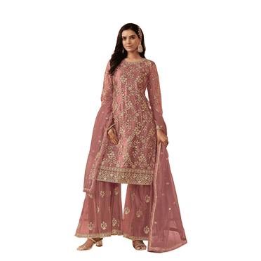 Ensemble de Kurti Indien Salwar Kamez Pakistanais Lourd Brodé sur Mesure, Costumes Sharara pour l'Aïd