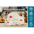 thumbnail image 2 of Safdie & Co. Wildflowers New Bone Dinnerware 12PC Set, 2 of 5
