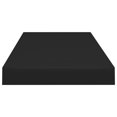 thumbnail image 2 of vidaXL Floating Wall Shelf Black 60x23.5x3.8 cm MDF, 2 of 4