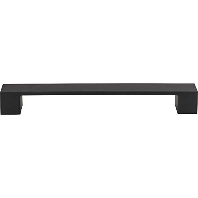 Atlas Homewares A825-BL Collection Euro-Tech de 9 Pouces à Grand Tirant Carré, Noir