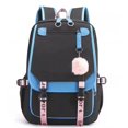 thumbnail image 1 of AIGIA School Bookbag with USB Charging Port Backpack Laptop Travel Shoulder School Book Bag Rucksack, 1 of 25