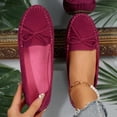 thumbnail image 1 of Gspmoly Ballerines pour Femmes, Sandales Décontractées Mode pour Femmes à Bout Rond Confortables Sandales Décontractées Chaussures Femmes Ballerines Chaussures Habillées Rose Vif 38, 1 of 9