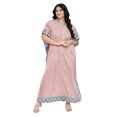 thumbnail image 1 of Oussum Robe Caftans pour Femme Grande Taille Imprimée Longue Maxi à Boutons Robes Caftan, 1 of 7