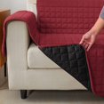 thumbnail image 3 of 2024 Produits pour Animaux Housse de Meuble Protecteur Réversible pour Chaise Chiens & Chats Bleu Marine/gris, 3 of 5