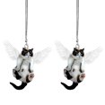 thumbnail image 2 of XZNGL Cute Cat Car Hanging Ornament With Colorful -Balloon Hanging Ornament Decors HOT, 2 of 9