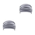thumbnail image 3 of ziyahi 1PC Foldable Yoga Headband Nonslip Elastic Stretch Hairband Turban Running Light Gray 2Set, 3 of 6