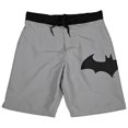 thumbnail image 1 of Batman Hush Symbol Heather Grey Board Shorts-Small (28-30), 1 of 7